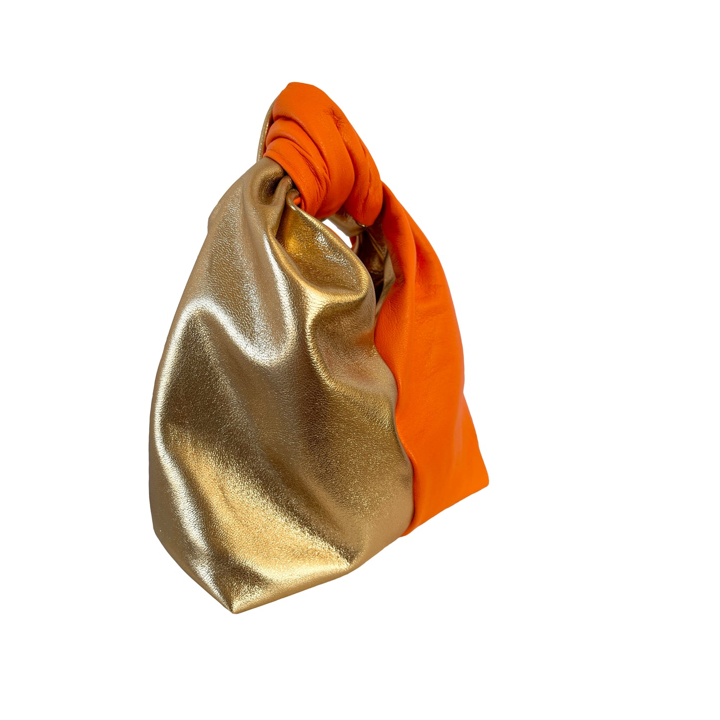 BEAU BAG | ORANGE + GOLD SPILT