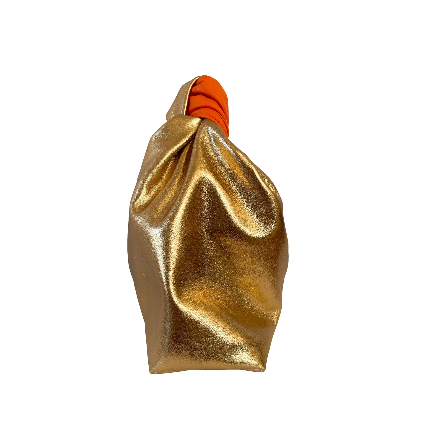 BEAU BAG | ORANGE + GOLD SPILT