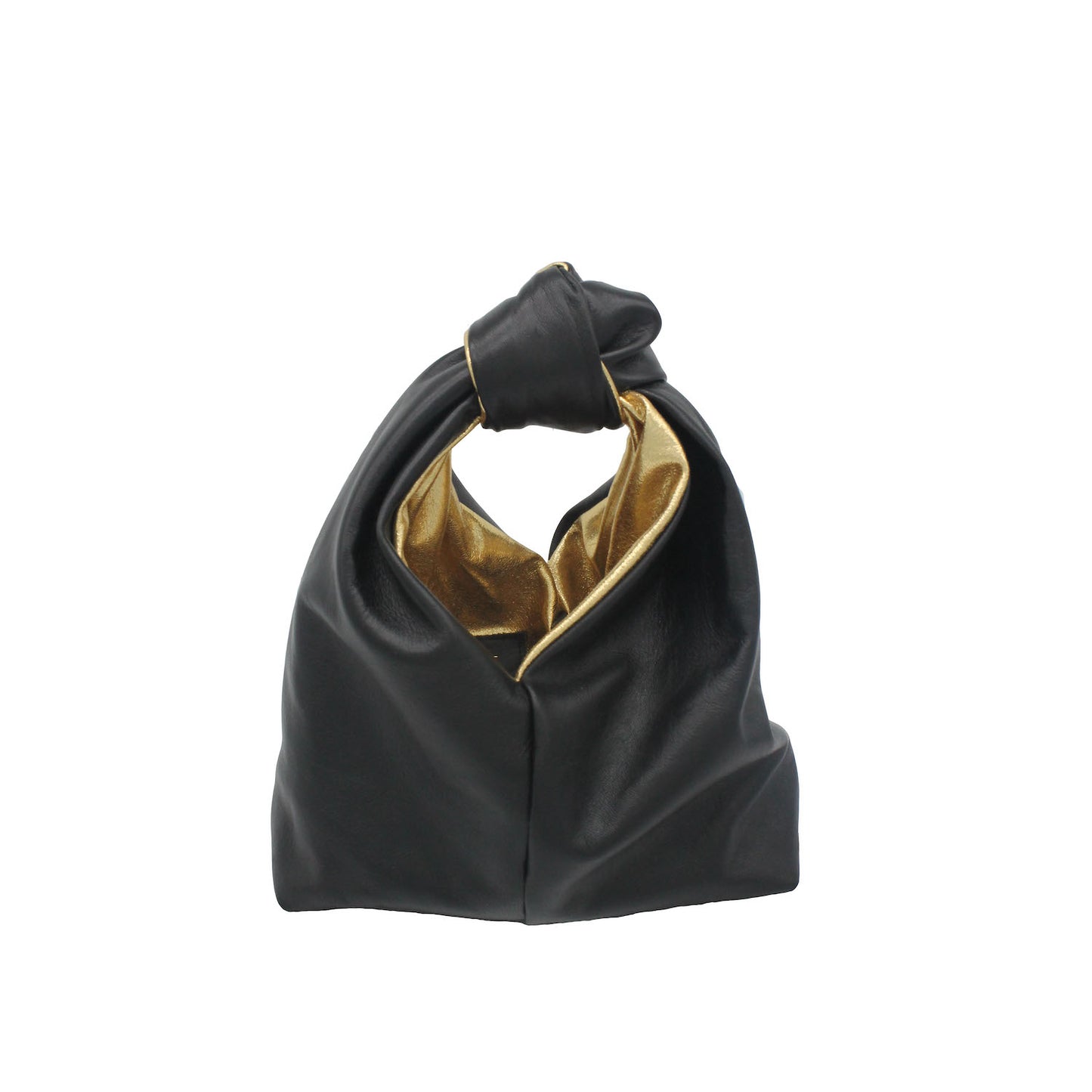 BEAU BAG | BLACK GOLD LINING