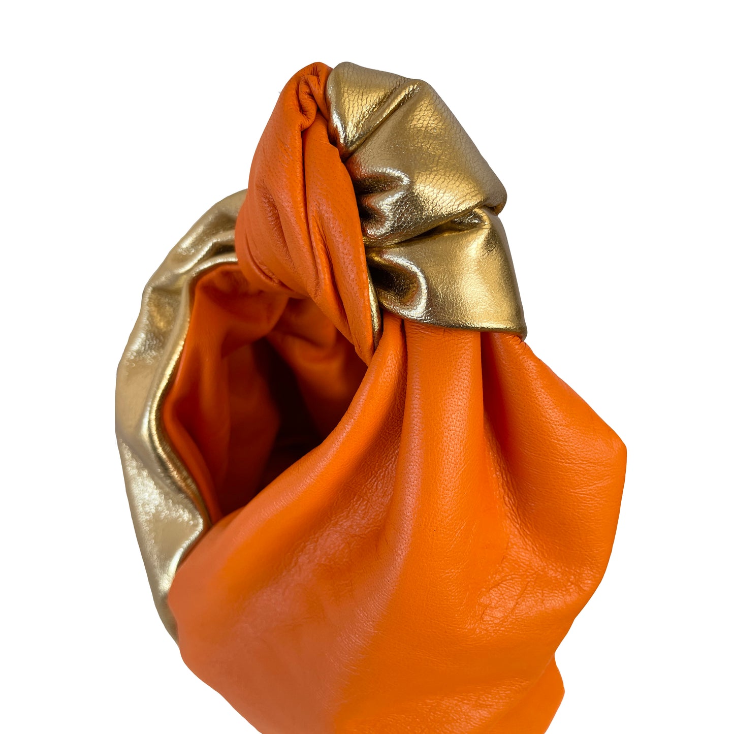 BEAU BAG | ORANGE + GOLD SPILT