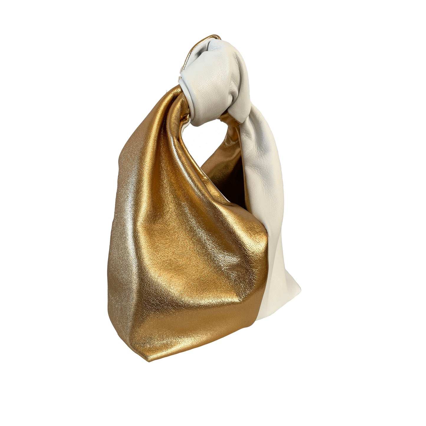 BEAU BAG | WHITE + GOLD SPILT