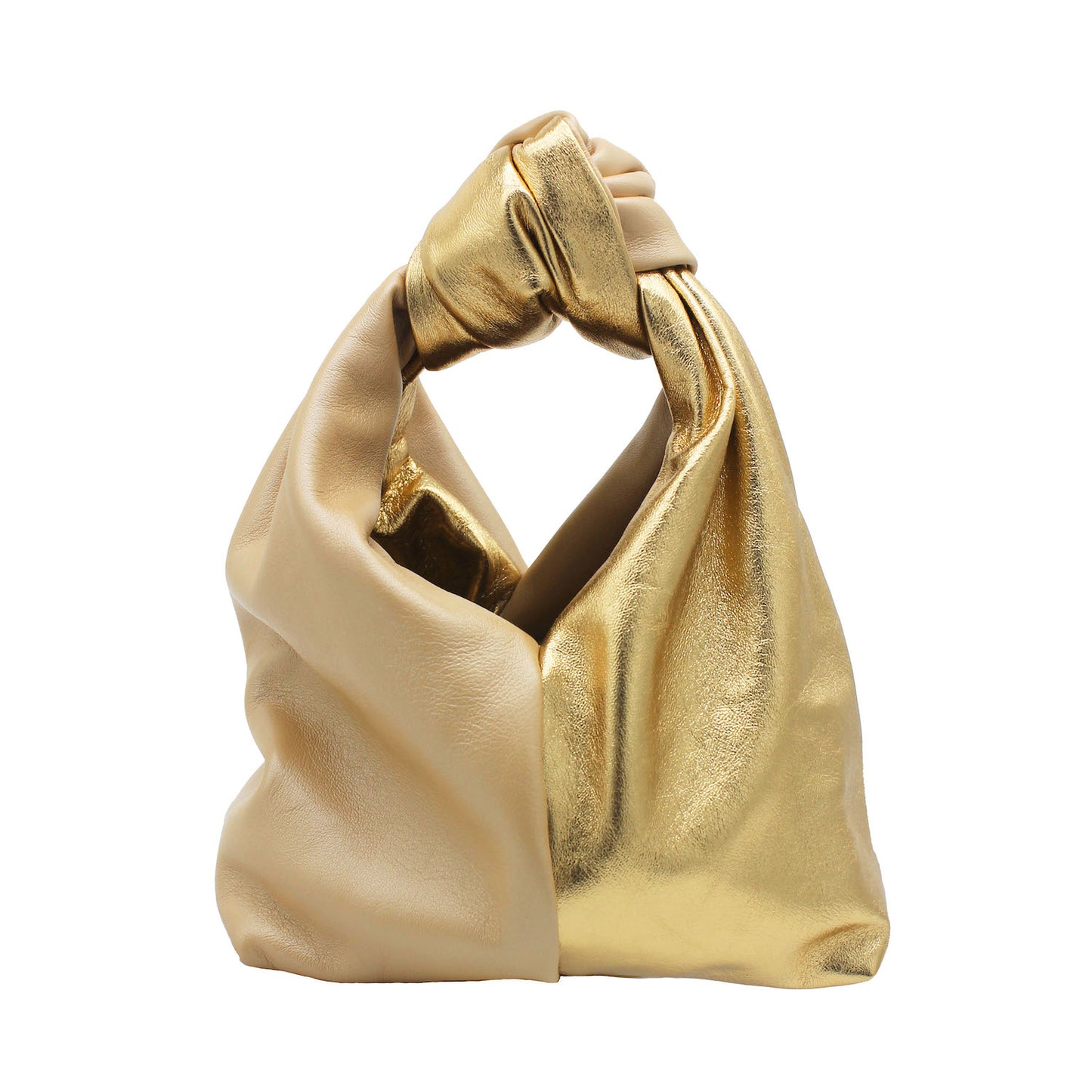 BEAU BAG | CHAMPAGNE + GOLD SPILT