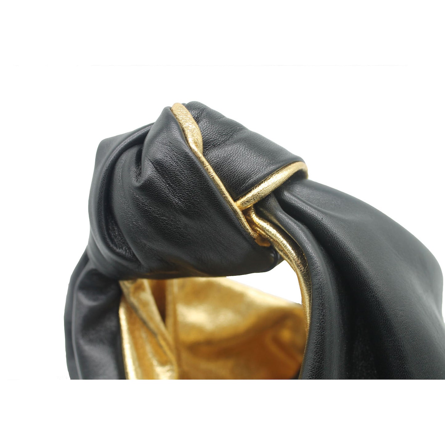 BEAU BAG | BLACK GOLD LINING